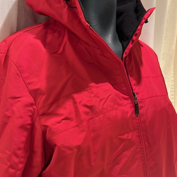 Pacific Trail Red Black Lined Heavy Outdoor Coat Jacket - Picture 4 of 12